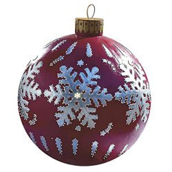 Yusea Pelota hinchable de PVC con bomba de inflado, 60 cm de diámetro, decoración festiva de jardín, patio, césped, decoración festiva precio