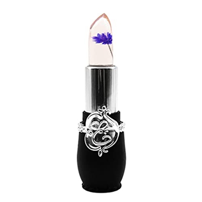 freneci Color de Labios Que Cambia El Lápiz Labial de La Belleza de La Jalea de La Flor Que Hidrata de Larga Duración - Flor púrpura