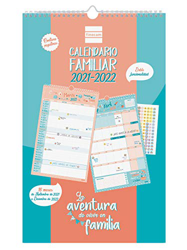Finocam - Calendario de Pared Familiar Aventura Basic 16 meses 2021 2022 Mes Vista Español, basic - 250 x 400 precio