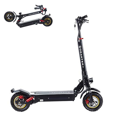 Patinetes Eléctricos Plegable, Scooter Eléctrico para Adulto de 10 Pulgada 48V 21 Ah 1000W Motor Batería Reemplazable, Ángulo de Escalada 35 Grados / 