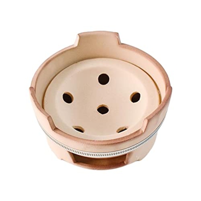 Holibanna Mini Grill de Carbón Cerámica Clay Clay Charcoal Estufa Portátil Barbacoa Estufa Parrilla Japonesa Yakitori Grill Tabletop BBQ Grill para Po