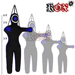 Rox Fit muñeco realista para colgar estilo brazilaian jiujistsu Bolsa de entrenamiento, 3 FT, 4 ft, 5 FT, 0,9 (vacía) azul y negro Talla:1,83 m precio