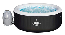 Bestway Lay-Z-SPA Jacuzzi Hinchable Miami AirJet para hasta 4 Personas, Redondo, Negro, 180 x 66 cm en oferta