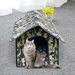 su-xuri Caseta plegable para animales de compañía, caseta para perros o casa de gato Chenil, impermeable, para mascotas, camarón características