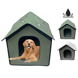 su-xuri Casa De Gato Impermeable, Caseta Impermeable para Perros Plegable Casa para Perros Interior Al Aire Libre Refugio Casa De Perro A Prueba De Ll características