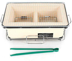 N\A ZGGYA Parrilla De Carbón, Parrilla De Mesa De Barbacoa Hibachi De Cerámica Coreana Japonesa Rectangular, Parrilla De Mesa Yakiniku, Parrilla De Ca en oferta