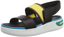 Geox D Ottaya Sandal B, Sandalias de Talón Abierto Mujer, Negro (Black/Turquoise C0490), 40 EU características