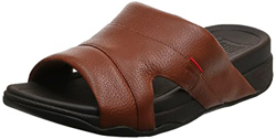 Fitflop Freeway III Slide-Leather, Chanclas Hombre, Dark Tan, 45 EU características