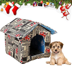 su-xuri Caseta plegable para animales de compañía, caseta para perro o casa de gato Chenil, impermeable, resistente al agua, para perros, casa, para a en oferta