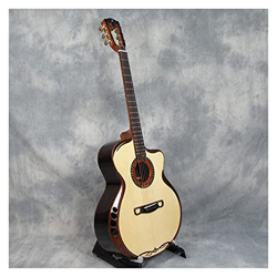 MLKJSYBA Guitarra 41 Pulgadas GC Guitarra acústica Cortada,Tapa de Abeto de ingenio sólido,Lados de Palisandro sólido y Espalda,Guitarra (Size : 41 In precio
