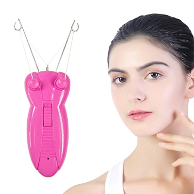 Removedor de vello facial eléctrico para mujeres, depiladora de hilo recargable USB, depilación de hilo de algodón para cara, brazos, piernas, espalda