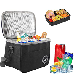 Bolsa Nevera Playa,Bolsa Isotérmica Grande,Almuerzo Nevera Portatil,con Correa Ajustable Bolso para Picnics, Fiestas, Camping, Playa. (Negro) en oferta