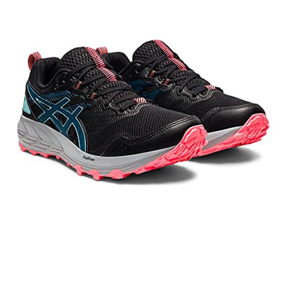 Asics Gel-Sonoma 6, Zapatillas para Carreras de montaña Mujer, Black/Deep Sea Teal, 36 EU
