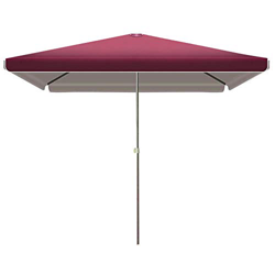 AWJ - Sombrillas de jardín rectangulares para jardín, parasol, con 4 alturas, ajustables para exteriores, jardines, balcones, patio, toldo en oferta