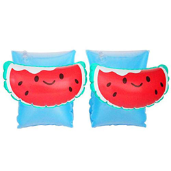 Fengshunte Flotadores de brazo de natación de sandía de PVC con círculos de cangrejo y mangas de brazo flotador para niños pequeños y adultos precio