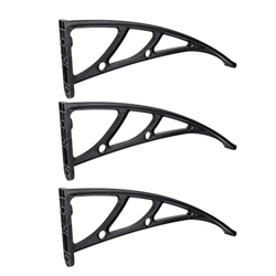 MAGICLULU 3 Piezas Ventana Exterior Toldo Soporte Sombrilla Soporte de Fijación Plástico Y Acero Soporte para Cubierta Lluvia UV Nieve Axning Herramie precio