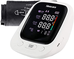 Tensiómetro de Brazo, Sinocare Monitor de Presión Arterial Digital Automatico con Gran Pantalla LCD, Deteccion de Irregular Arritmia,Home Blood Pressu en oferta