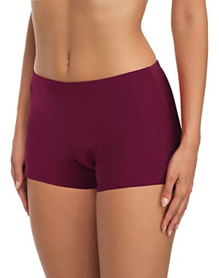 Merry Style Shorts Bañadores Deportivos Trajes de Baño Mujer Modelo L23L1 (Burdeos (5288), 34)