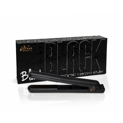Aria Beauty - Plancha de pelo, color negro