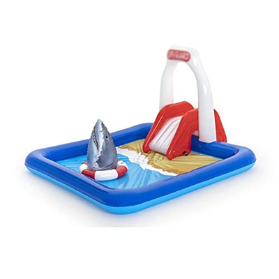 CHICAI Piscina Animal de Dibujos Animados, Diapositiva de Agua Inflable, Fuente Familiar con Diapositiva, Juguetes de Agua de Verano al Aire Libre de 