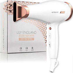 Secador de Pelo, 1800 vatios - Secador de Pelo Profesional y Ligero para Mujeres - con Temperatura Ajustable, Control de Velocidad, Botón de Frío - Or en oferta