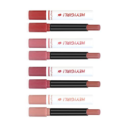 Kit de lápiz labial de maquillaje de 4 colores, lápiz labial mate llamativo, juego de lápiz labial hidratante de larga duración, lápiz labial de textu en oferta