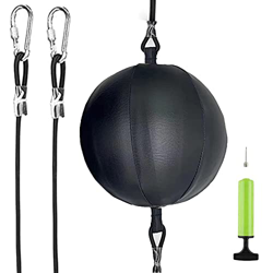 Wanlxc Bola de boxeo de doble extremo bola de velocidad bola de reflexión bola MMA velocidad bolsa puning Dodge entrenamiento con anillo de bloqueo características