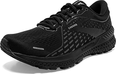 Brooks Adrenaline GTS 21, Zapatillas para Correr Mujer, Black/Black/Ebony, 40.5 EU