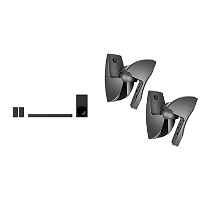 Sony HT-S20R Barra de Sonido Negro + Vogel's VLB 500 Soporte de Pared Universal para Altavoces, Giratorio hasta 180º, Inclinable hasta 20º, Premontado