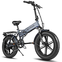 Fafrees Bicicleta Eléctrica Plegable de 750-W 48V 12.8Ah, Batería Extraíble para Adultos, Bicicleta Eléctrica para la Nieve en la Playa, Velocidad Máx en oferta