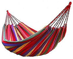 KTDT Hamaca s Doble Hamaca 450 Lbs Portátil Viaje Camping Hamaca Colgante Silla Columpio Hamacas de Lona en oferta