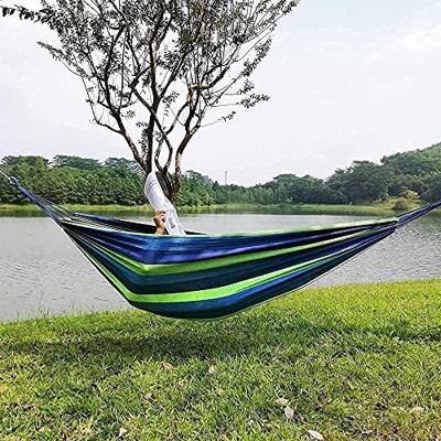 KTDT Hammock s Swing Chair Silla Columpio suspendida La Lona de la Hamaca Puede soportar 500 Libras, Liviana, portátil, en el Patio Trasero, Hamaca pa