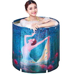 KMDB Bañera Inflable Plegable Gruesa bañera Caliente niños Adultos baño en casa de Tres Capas Acolchado baño de múltiples Funciones de Barril precio