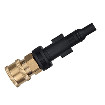 U/D 1 pieza de alta presión de espuma de nieve Lanza manguera adaptadores de 1/4 "conector de desconexión rápida boquilla de espuma arandela de montaj