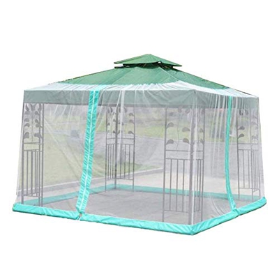 FMHCTN Parasol Mosquitera, Paraguas de Patio Pantalla de Insectos Red de poliéster Tienda de pabellón de jardín al Aire Libre