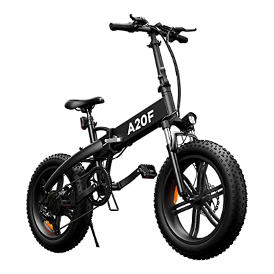 Bicicleta eléctrica Plegable ADO A20F para Hombres y Mujeres, Bicicleta eléctrica para Ciudad de 250 W, con batería extraíble de 36 V y 10,4 Ah, Bicic