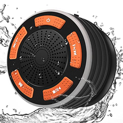 Altavoz Bluetooth DINTO Portatil Impermeable Inalámbrico IPX7 Altavoz para la de Ducha al Agua Supergraves Y Sonido HD Ventosa FM Adecuado para Reunio precio