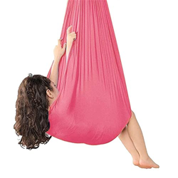 ZCXBHD Hamaca Oscilación Columpio de Terapia Tela Colgante Infantil Silla de Hamaca para Niños para Niños de Más de 3 Años Hamaca de Yoga Aérea para C en oferta