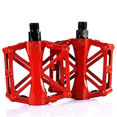 WELLXUNK® Pedales Bicicleta, Mountain Pedales Bicicleta, Bicicleta de MTB/BMX Pedales, Pedales de Bicicleta de Montaña Duraderos Ultraligeros Antidesl