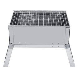Wacent Parrilla de carbón, Camping al Aire Libre Patio Parrilla de Barbacoa de Acero Inoxidable Estufa de Barbacoa portátil Plegable Parrilla de carbó en oferta