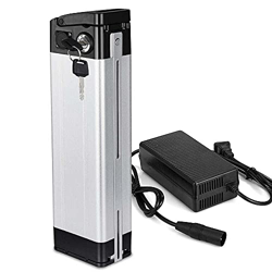 SGSG Batería de Bicicleta eléctrica 36V 10Ah 12.5Ah batería de Iones de Litio de Bicicleta eléctrica con Cargador, batería de Bicicleta eléctrica para características