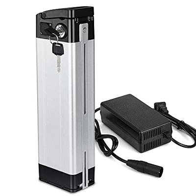 SGSG Batería de Bicicleta eléctrica 36V 10Ah 12.5Ah batería de Iones de Litio de Bicicleta eléctrica con Cargador, batería de Bicicleta eléctrica para