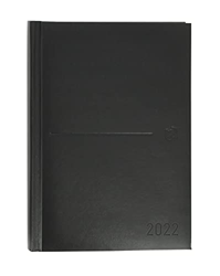 Oxford, Agenda 2022 Día Página A5, Tapa Extradura Cosida, Castellano, Color Negro precio