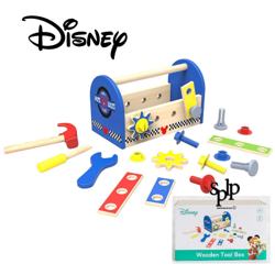 Disney Caja Para Herramientas Mickey de Madera 21 Piezas +3 Años Nuevo características