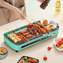 YEYP Grill, BBQ, Intelligent Health Grill, 5 Configuraciones Automáticas, Acero Inoxidable, 1500 W, 3-8 Porciones, Parrilla de Barbacoa Multifuncional en oferta