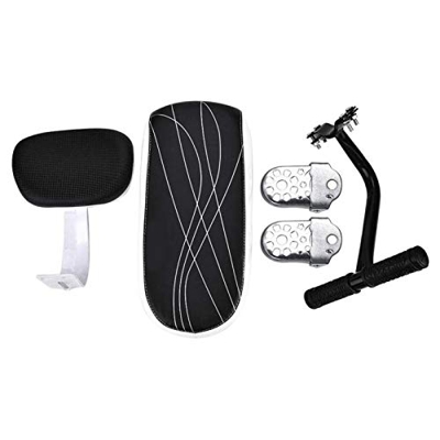 Cojín para Asiento Trasero de Bicicleta - 34 * 16 * 7.5cm Cojín para Asiento Trasero de Bicicleta con reposabrazos, Juego de Accesorios para Novia, Mu