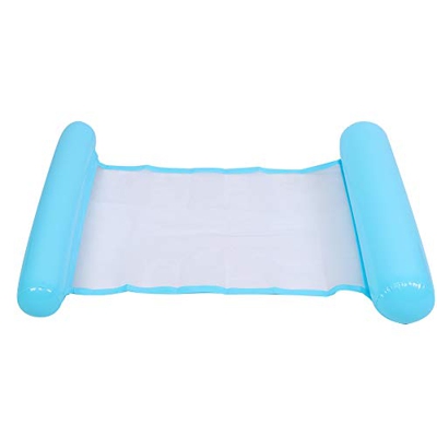FOLOSAFENAR Silla Flotante para Piscina, Hamaca Flotante para Viajes Al Aire Libre Diseño Plegable Sin Fugas Súper Flotabilidad Fuerte Capacidad De Ca