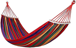 KTDT Portátil Portátil Recreación Arco Iris Ocio Al Aire Libre Lona Hamacas Ultraligero Camping Hamaca Hogar Hamaca con Mochila Regalos características