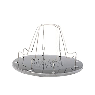 Tostadora portátil Campamento de pan tostadora plegable plegado de 4 piezas Tostadas Placa de pan Camping Picnic Parrilla Parrilla Al aire libre Plato