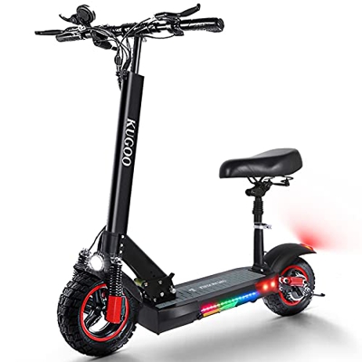 Patinete Electrico Adultos 55km Long Range 500W 48V 16Ah patinetes electricas con Asiento 10 Pulgadas Neumáticos neumáticos Anchos, M4 Pro